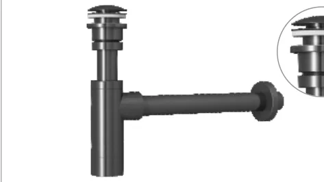 SIPHON B-B 1 ¹⁄� GM — Basin Strainer