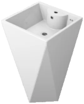 PW 04 — Pedestal Wash Basin